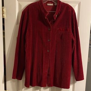 Nordstrom Burgundy Corduroy Shirt/Jacket